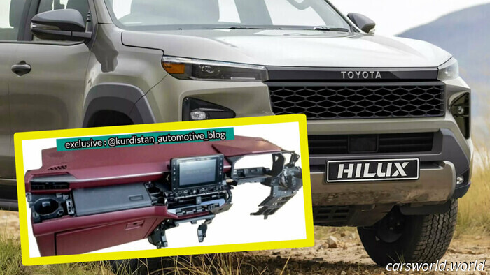 Наш лучший взгляд на интерьер Toyota Hilux 2026 года | Carscoops